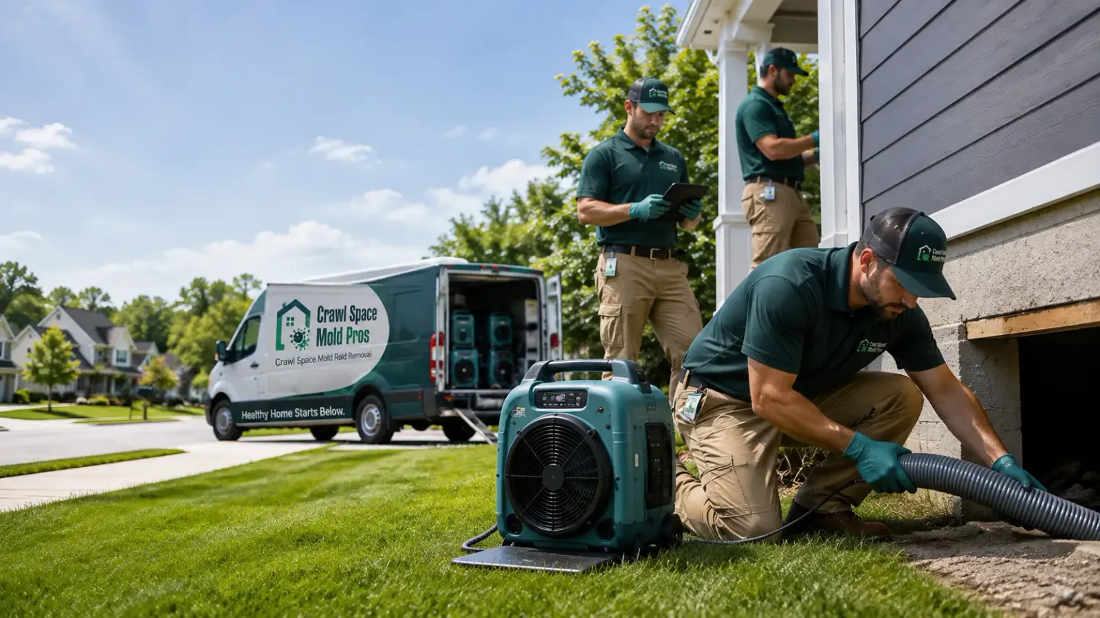 Crawl Space Mold Removal in Friant, CA